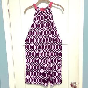 Mudpie red and black swing dress with tie back.